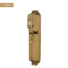 Tactical Molle Accessory Bag For Men And Women; Multi-Purpose Wear -resistant Backpack Shoulder Bag With Adjustable Strap For Outdoor Hunting Camping (Color: Tan)